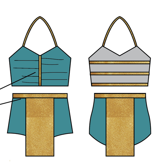 Acro Costume - Glamourous Dance