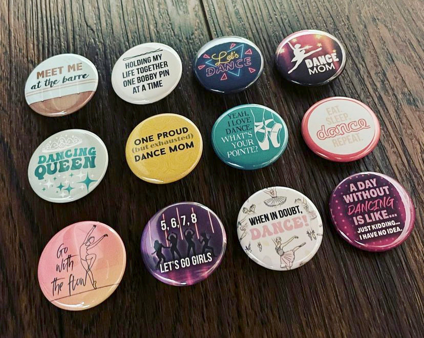 Dance Buttons (pack of 4)