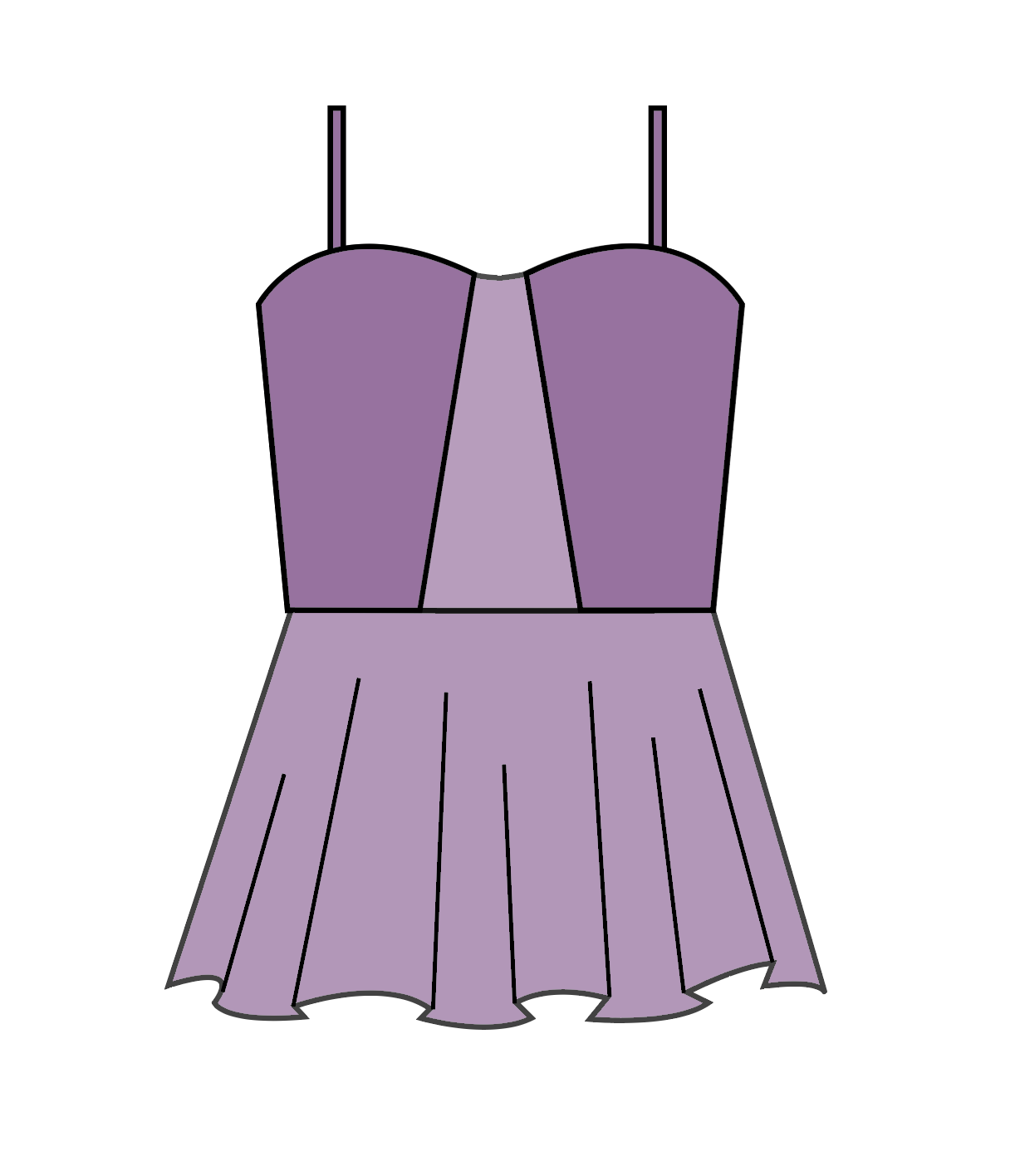 Lyrical Costume - Glamourous Dance