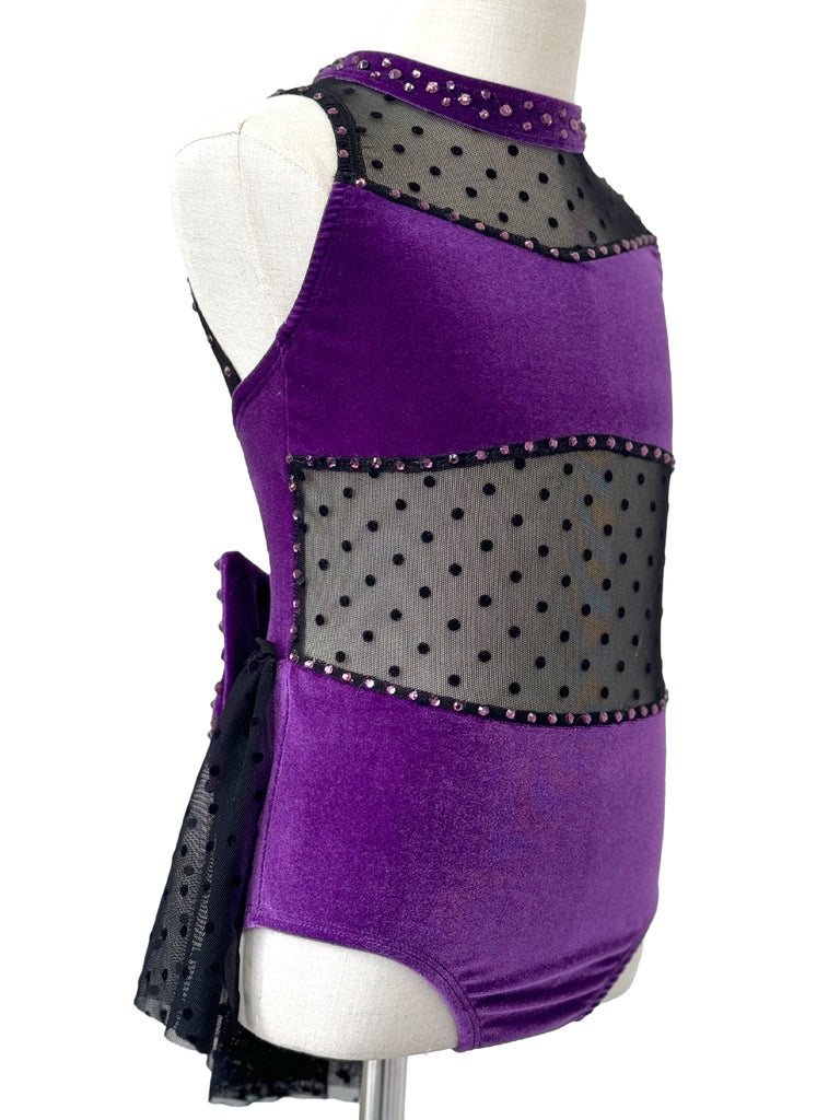 Purple Velvet Costume (Size 5/6) - Whitney Deal