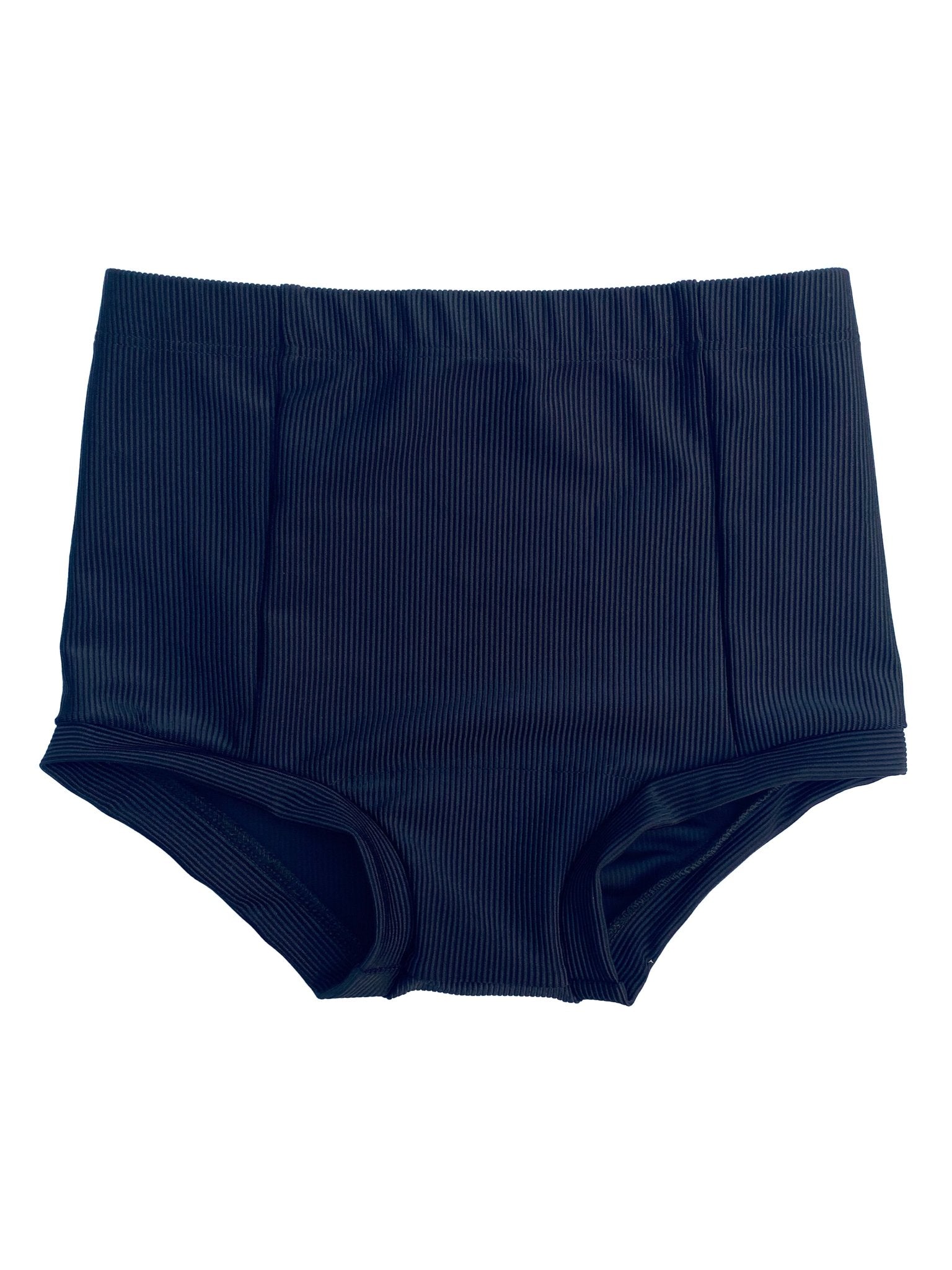 Black Ribbed Briefs - Whitney Deal