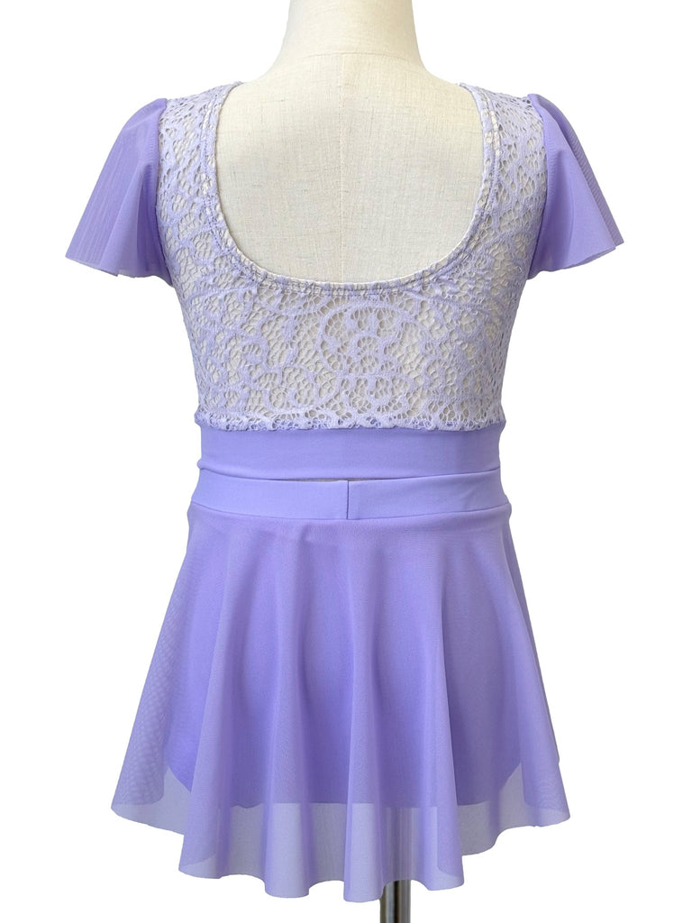 Floral Lilac Two-Piece (Size 7/8) - Whitney Deal