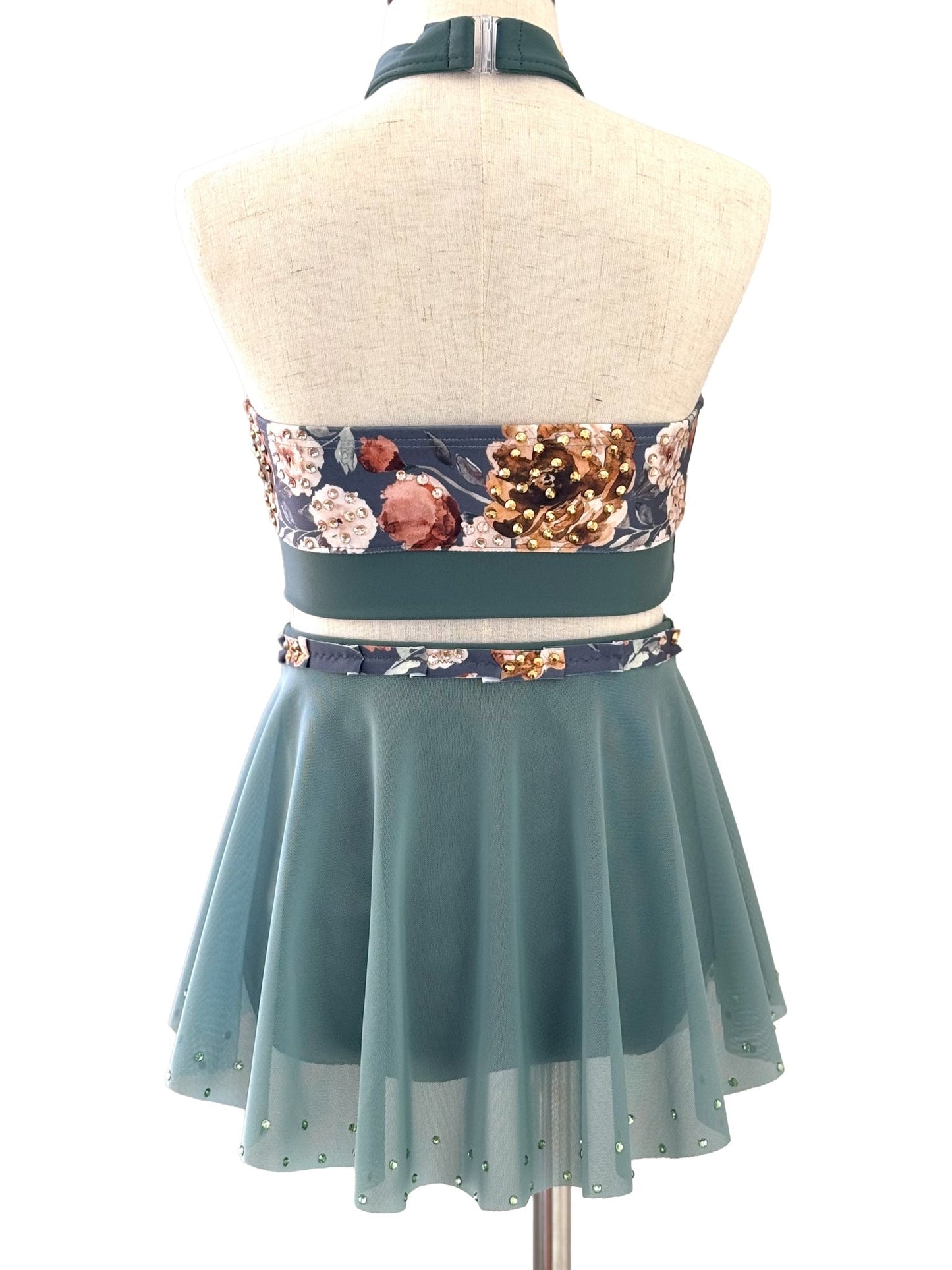Moody Floral Two-Piece (Size 7/8) - Whitney Deal