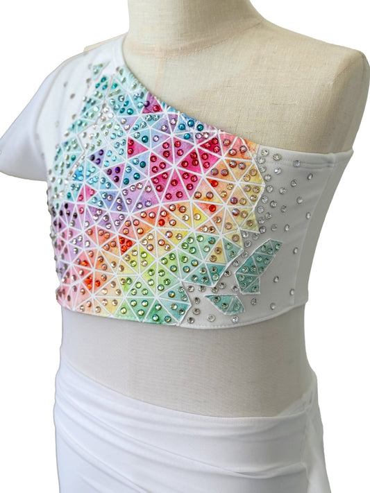 Rainbow Costume (Size 9/10) - Whitney Deal